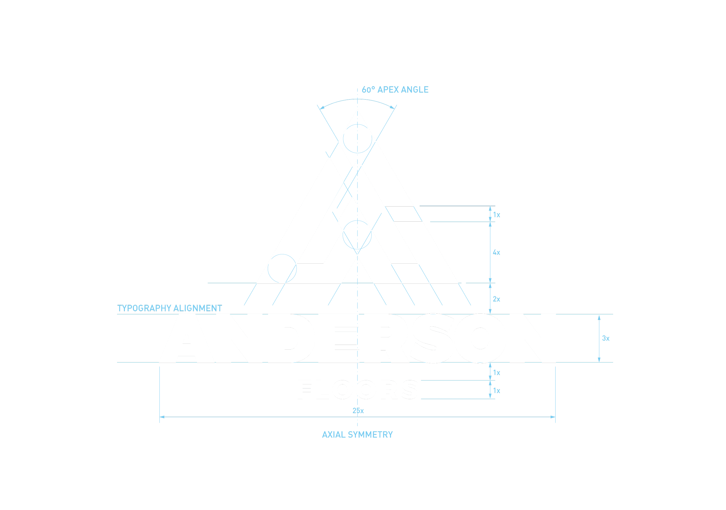 Anderson Floors Logo Konstruktion
